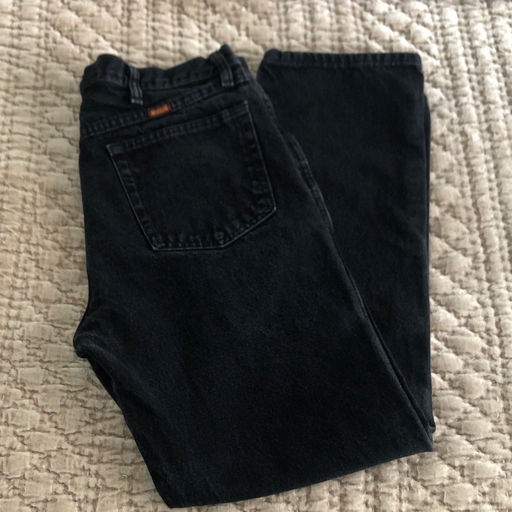 RUSTLER Black Denim Jeans 34 x 32